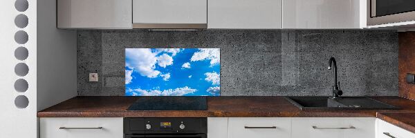 Spatplaat keuken Wolken aan de hemel