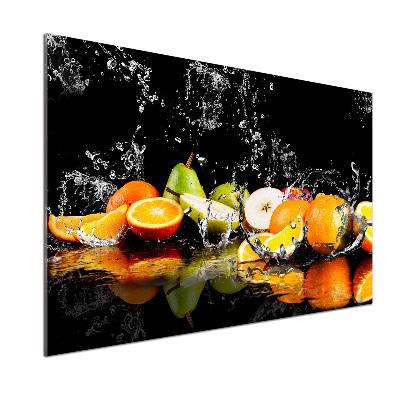 Keuken achterwand Fruit en water
