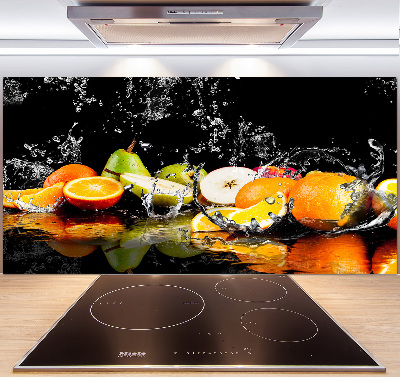 Keuken achterwand Fruit en water