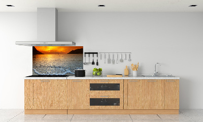 Keuken achterwand Zonsondergang aan zee