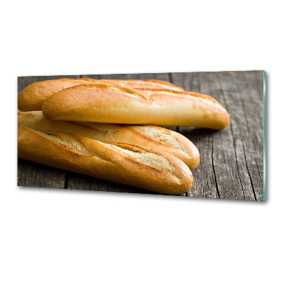Spatscherm keuken Baguettes
