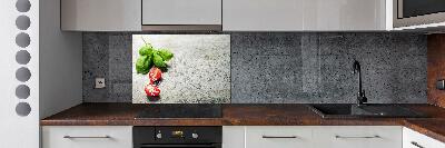 Keuken achterwand Tomaten en basilicum