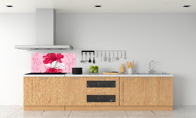 Keuken achterwand Hawaiiaanse bloemen