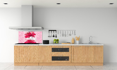 Keuken achterwand Hawaiiaanse bloemen