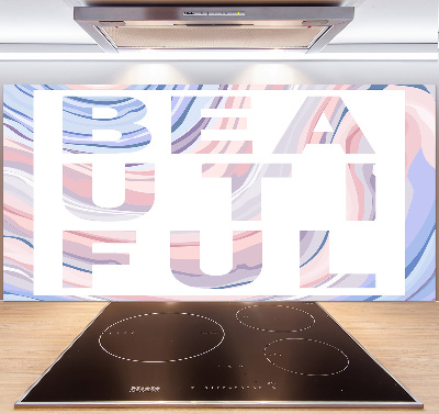 Keuken achterwand Mooi