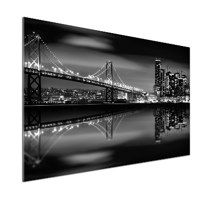 Achterwand keuken San Francisco 's nachts