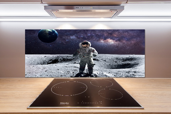 Glazen achterwand keuken Astronaut