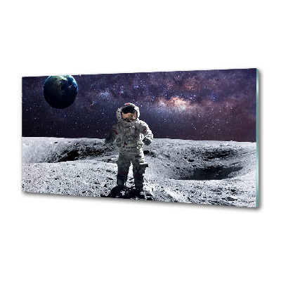 Glazen achterwand keuken Astronaut