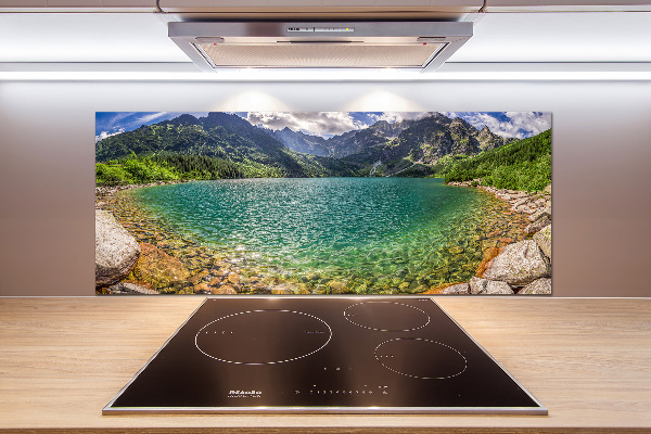 Spatplaat keuken Meer in de bergen