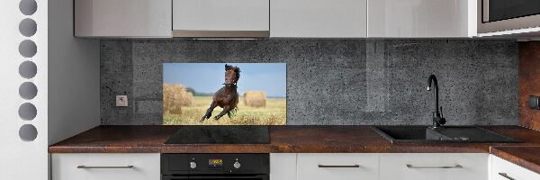 Achterwand keuken Een galopperend paard