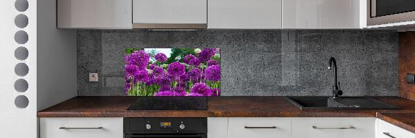 Spatplaat keuken Knoflookbloemen