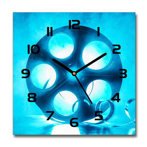 Vierkante glas klok Filmrol