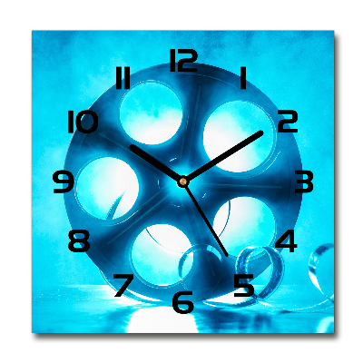 Vierkante glas klok Filmrol