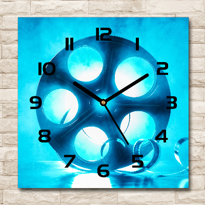 Vierkante glas klok Filmrol