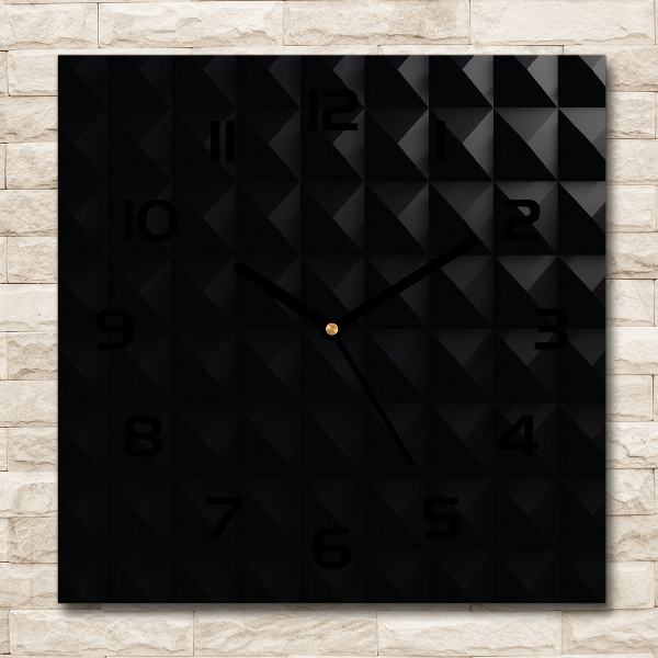 Vierkante glas klok Abstracte achtergrond