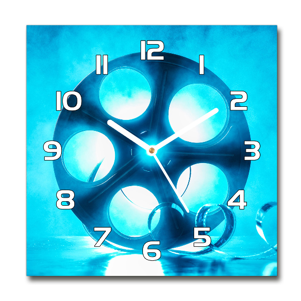 Vierkante glas klok Filmrol