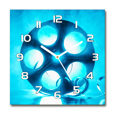 Vierkante glas klok Filmrol