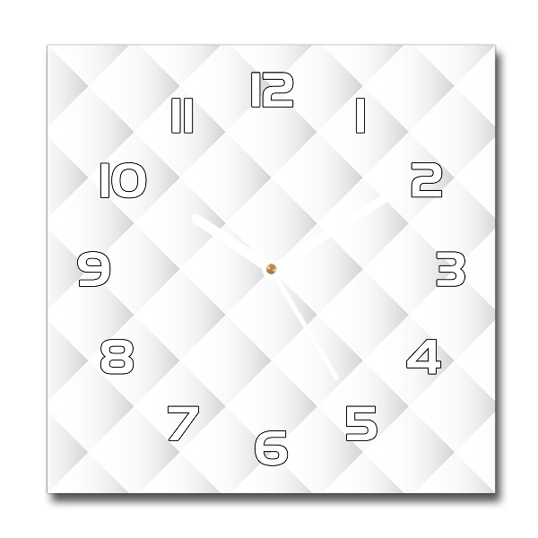 Vierkante glazen klok Achtergrond met vierkanten