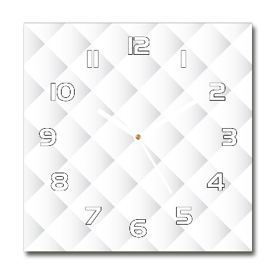 Vierkante glazen klok Achtergrond met vierkanten