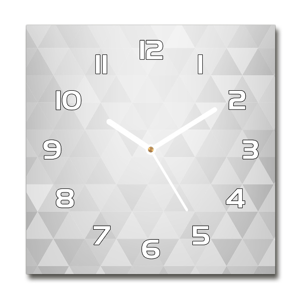 Vierkante glazen klok Abstracte achtergrond