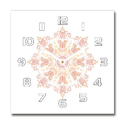 Vierkante glazen klok Ornamenten