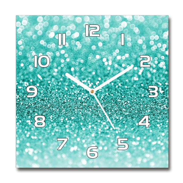 Vierkante glazen klok Friemel