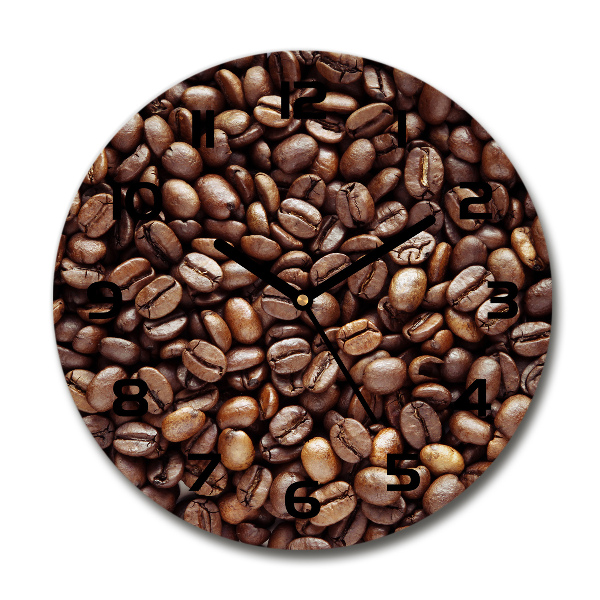 Ronde glazen klok Koffiebonen