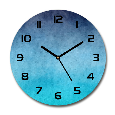 Ronde glazen klok Rook