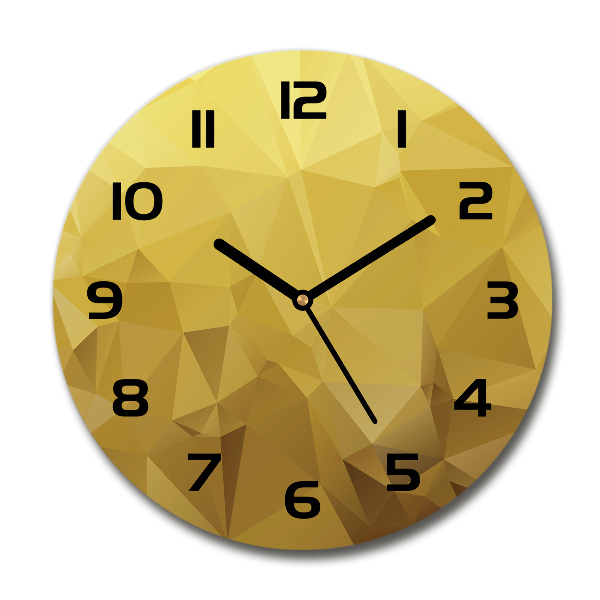 Ronde glas klok Abstracte achtergrond