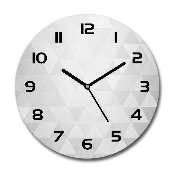 Ronde glazen klok Abstracte achtergrond