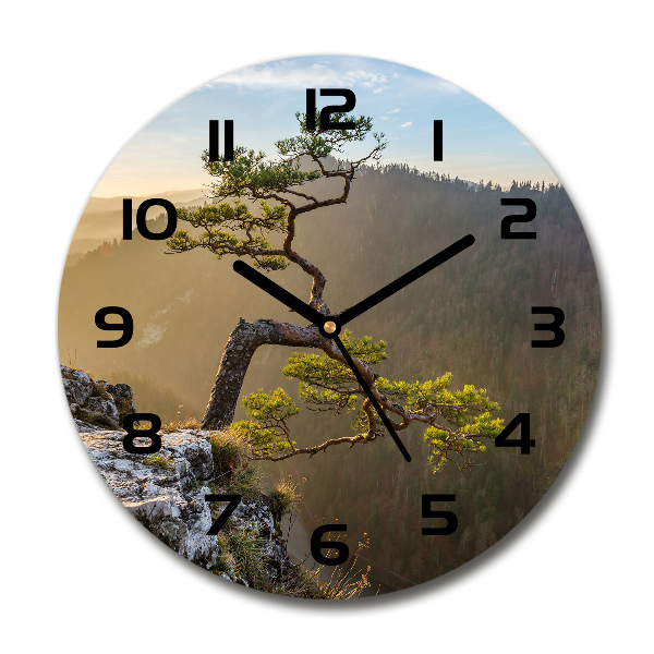 Ronde glas klok Sokolica Pieniny