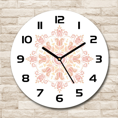 Ronde glazen klok Ornamenten