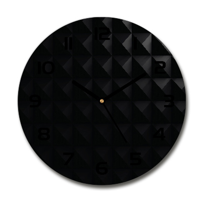 Ronde glas klok Abstracte achtergrond