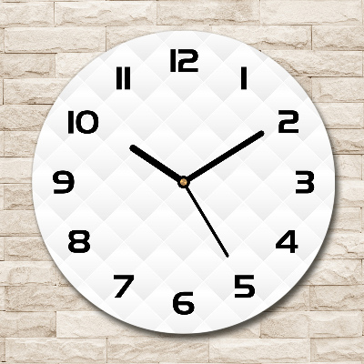 Ronde glazen klok Abstracte achtergrond