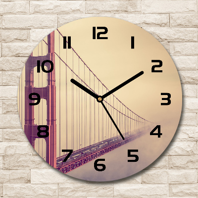 Ronde glazen klok San Francisco-brug