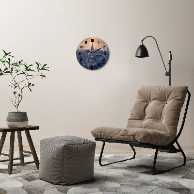 Ronde glazen klok Manhattan, New York
