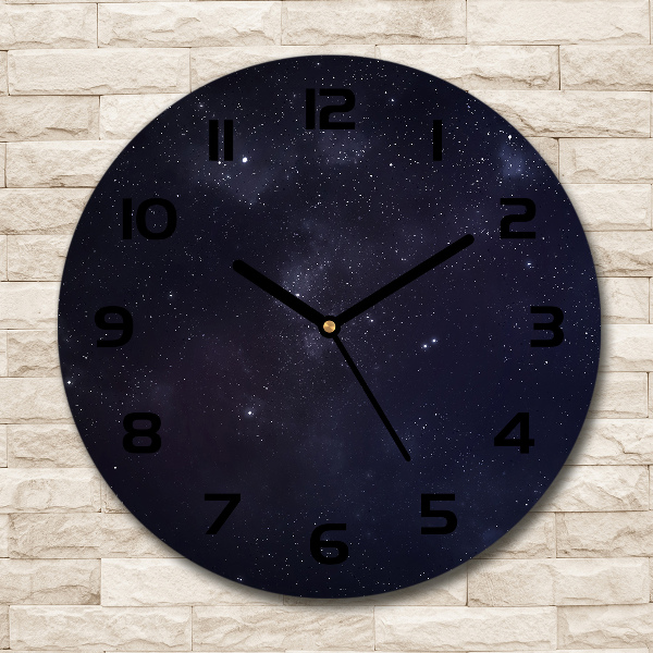 Ronde glas klok Sterrenbeeld