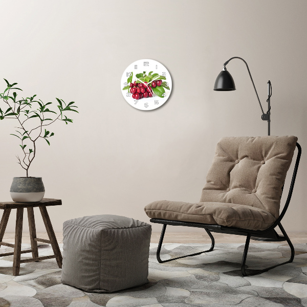 Ronde glas klok Veenbes