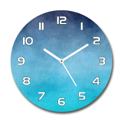 Ronde glazen klok Rook