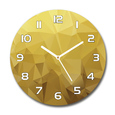 Ronde glas klok Abstracte achtergrond