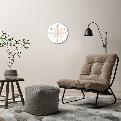 Ronde glazen klok Ornamenten
