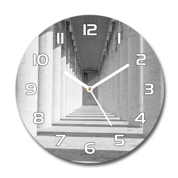 Ronde glas klok Hal
