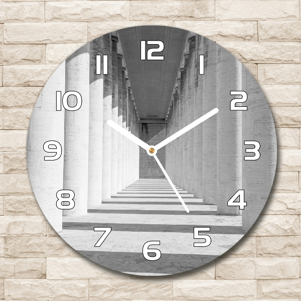 Ronde glas klok Hal