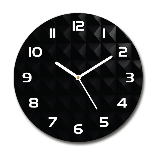 Ronde glas klok Abstracte achtergrond