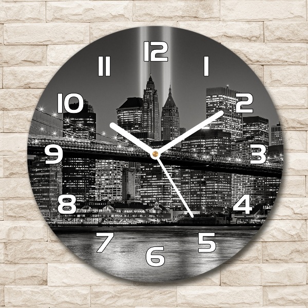 Ronde glas klok Manhattan, New York