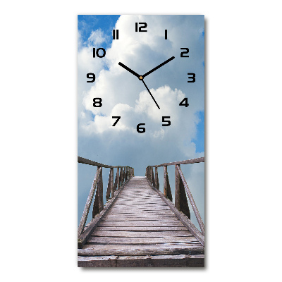 Rechthoekige glas klok De weg naar de hemel