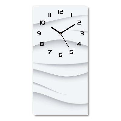 Glazen klok rechthoekige Abstracte golven