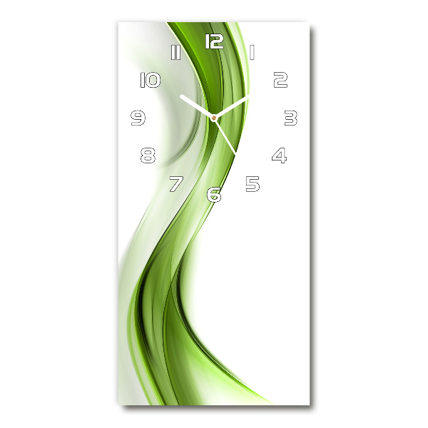Glazen klok rechthoekige Abstracte golf