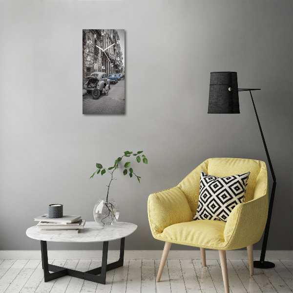 Rechthoekige glas klok Havana