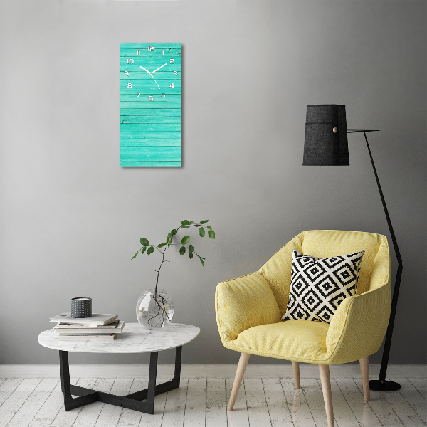 Rechthoekige glas klok Groene borden